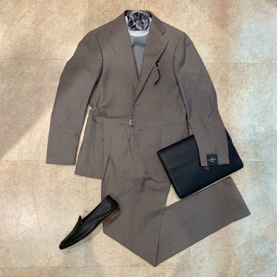 TITO ALLEGRETTO ティト アレグレット Grey-Beige Suit グレージュ・スーツ*108画像9