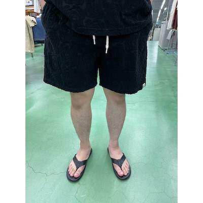 【Rose pattern pile jacquard shorts】22SS051*121