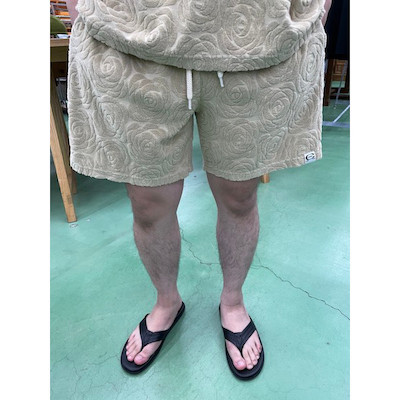 【Rose pattern pile jacquard shorts】22SS051*121画像10