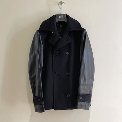 【Leather×Melton P-Coat】CIPRO*106画像1