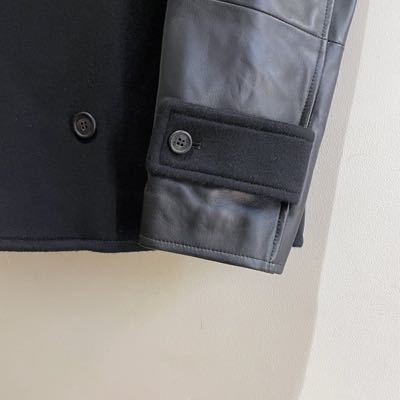 【Leather×Melton P-Coat】CIPRO*106画像5