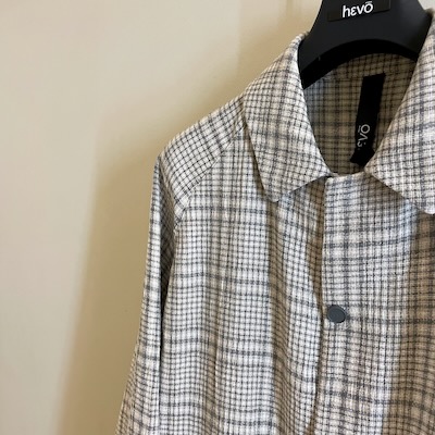 yHevo Cotton Linen Coach Jacket RbglR[`WPbgzMAGLIE 3105-MAGL717*106摜3
