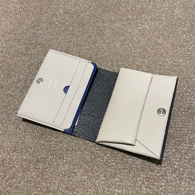 【MOLINI Bifold Compact Wallet - Gray × Off-white】ML232YTBCW1002*106画像2