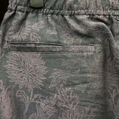 yFLOWER JACQUARD CHAMBRAY EASY SHORTSz25SS007JQ*121摜5