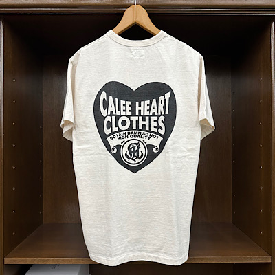 yBINDER NECK CALEE CLOTHING VINTAGE TEEz25SS063*121摜3