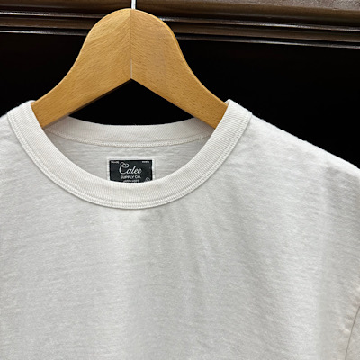 yBINDER NECK CALEE CLOTHING VINTAGE TEEz25SS063*121摜5