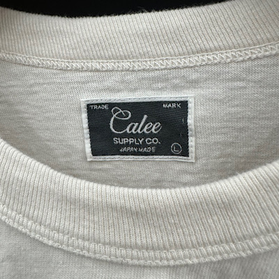 yBINDER NECK CALEE CLOTHING VINTAGE TEEz25SS063*121摜7