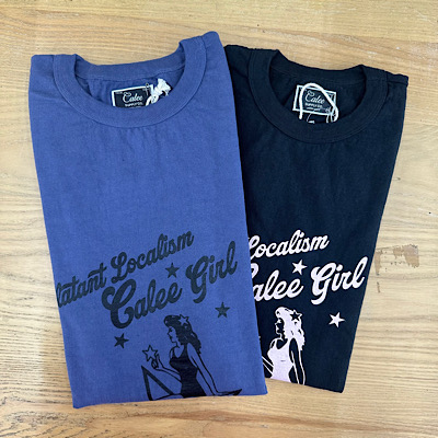 yBINDER NECK CAL GIRL VINTAGE TEEz25SS062*121摜7