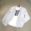【 linen cotton shawl collar cardigan】CT701*106