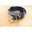 【Studs leather narrow belt】22SS021LAL*121