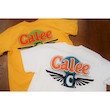 【Binder neck CALEE wing logo vintage t-shirt ＜Naturally paint design＞】22SS006NT*121